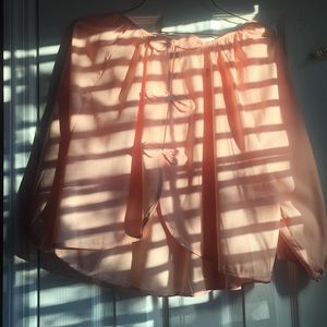 Peach forever 21 blouse 🌸